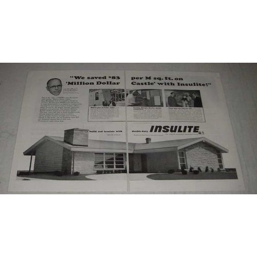 1954 Minnesota and Ontario Paper Co. Insulite Ad