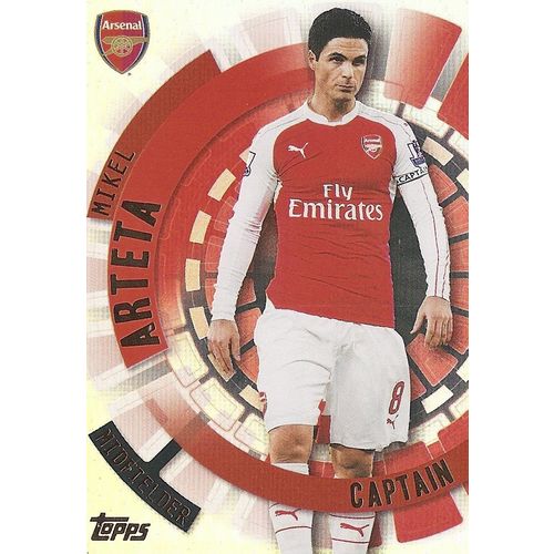 Topps Premier Club 2015/16 Collection: Captain - Arsenal, Arteta