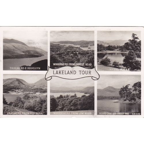 Multi View Lakeland Tour Postcard (CUL76399)