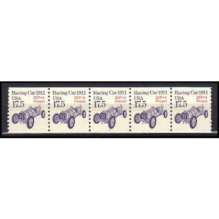 2262a 17.5c Race Car Very Fine MNH Dry Gum PNC 1/5 X1007