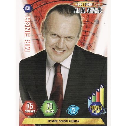 Doctor Who Alien Armies TCG 031 Mr Finch