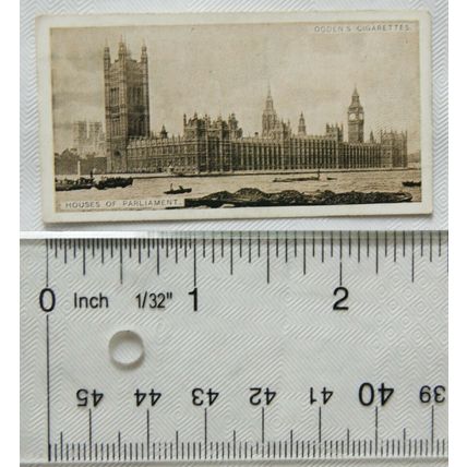1923 Ogden's Sights of london 1st Series No. 10 Houses of Parliament