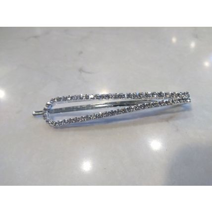 Crystal hair pin hair clip barrette