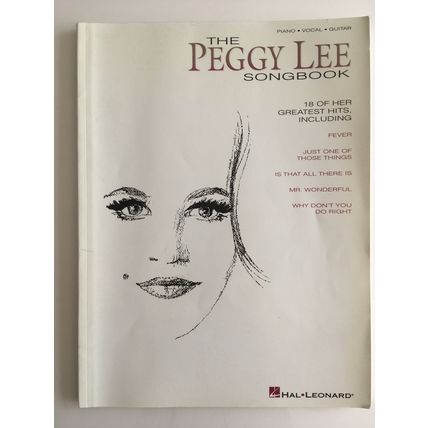 THE PEGGY LEE SONGBOOK (PIANO, VOCAL, GUITAR) - HAL LEONARD, 1997