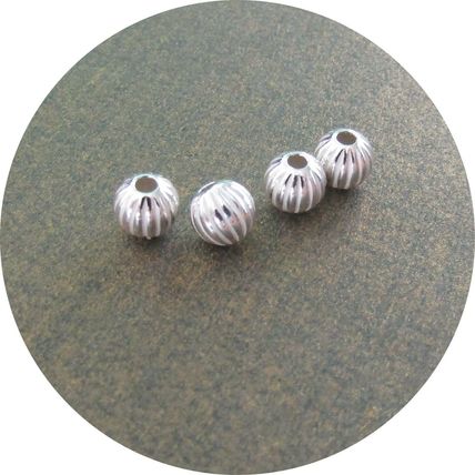 5mm 925 Silver Corrugated Beads Perfect Spacer Bead Quality 3 pack sizes C28