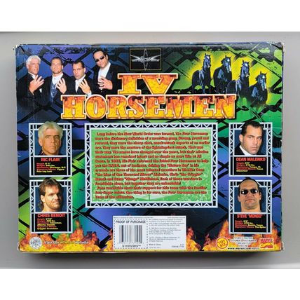 wcw wwe wwf ljn classic superstars IV horsemen flair, benoit, malenko, mcmichael