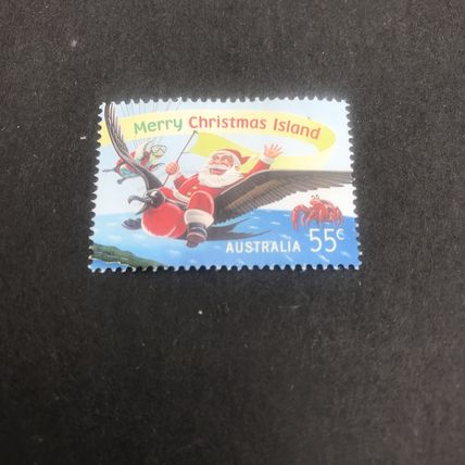 Australia -Merry christmas Island - 55c