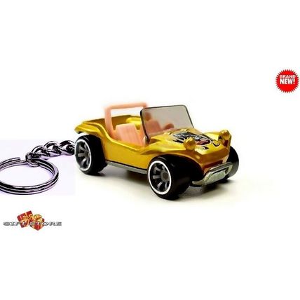 VERY RARE KEYCHAIN GOLD DUNE BUGGY MEYERS MANX CUSTOM Ltd Ed. GREAT GIFT