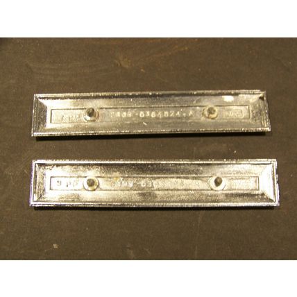 1966 Ford Galaxie 500 XL Bucket Seat Emblems Trim OEM C80B-6364824-A