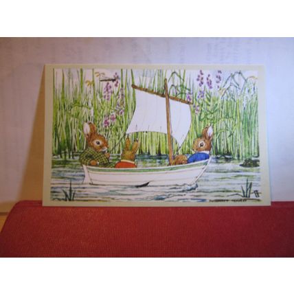 JOLLY SAILORS. Art by Margaret Tempest unused postcard by Medici Society =