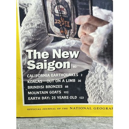 National Geographic Magazine April 1995 The New Saigon Vintage Collectable b