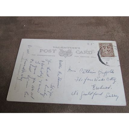 1940s Postcard - By Killarney's Lakes - Ireland / Eire - Artist A591