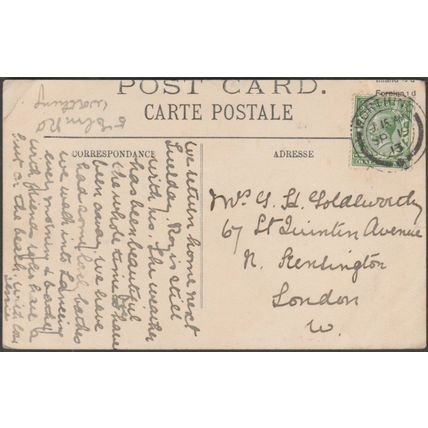 Princes Terrasse, Worthing, Sussex, 1913 - Lévy Postcard LL24