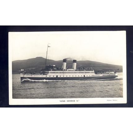 f2635 - Ferry - King George V - postcard