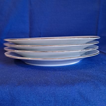Vintage Lot 4 Crown Ming Fine China WINDSOR SALAD PLATES Jiang Shiang 7 1/2"