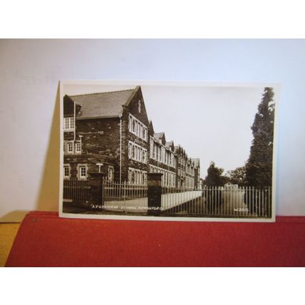 A. V. GRAMMAR SCHOOL, AMMANFORD, CARMARTHENSHIRE used postcard RP 1951 pm =