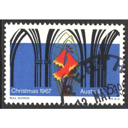 AUSTRALIA 1967: CHRISTMAS - 5c USED (G2)