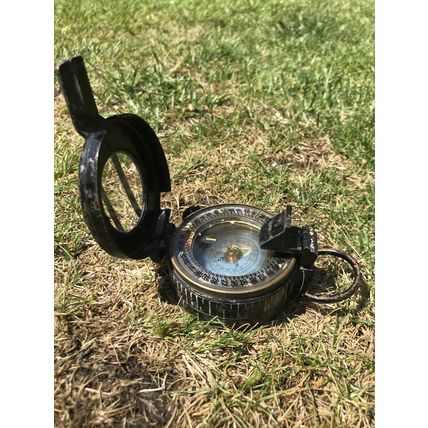 Genuine WW2 British Army Compass dated 1944 a must-have for any collector