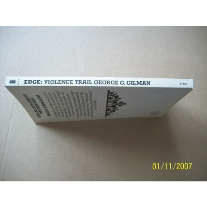 EDGE #25 Violence Trail -George G. Gilman- Nel Paperback book 1978