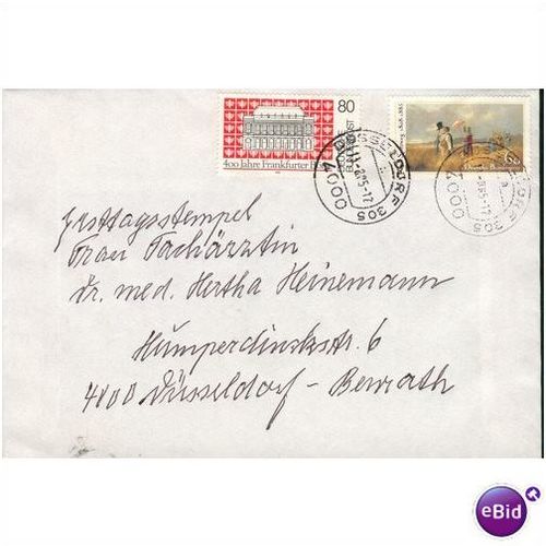 Germany cover 1985 - SG 2106 + SG 2103 - Stamps of 1985
