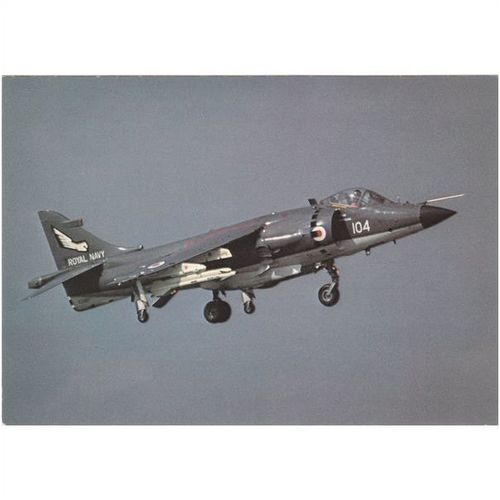 Sea Harriers FRS1 Of 899 Squadron Royal Navy Aircraft Postcard (AM1730)