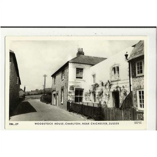 Sussex CHARLTON Woodstock House Postcard by Frith (SGL.27)