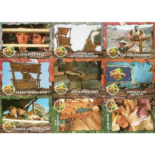 The Flintstones the Movie Full 88 Card + 11 Sticker Card Set from Topps 1993