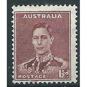 Australia 1938 SG166 1 1/2d Maroon Perf 13.5x14 Mounted Mint ....