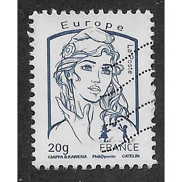 FRA 2013 'EUROPE 20g' 'MARIANNE DE FRANCE' FINE USED(EBID58-146)