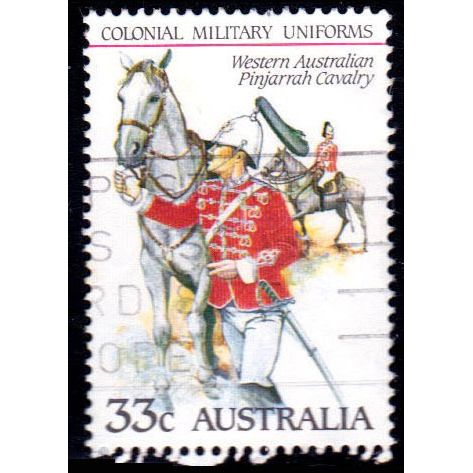 Australia 1985 Military Uniforms Cavalry 33c Used Stamp B