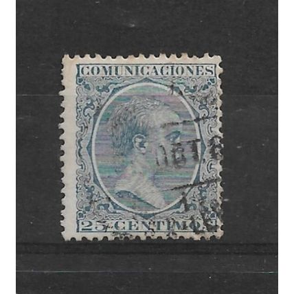 Spain.SG281 20c King Alfonso XIII (Blue).Fine Used.Feb22a