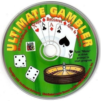 Ultimate Gambler (PC-CD, 1995) for DOS - NEW CD in SLEEVE