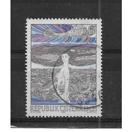 Austria.Austrian Modern Art stamp.Fine Used.Aug22