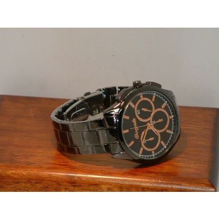 New Men’s Black Sports Analog Fashion Watch