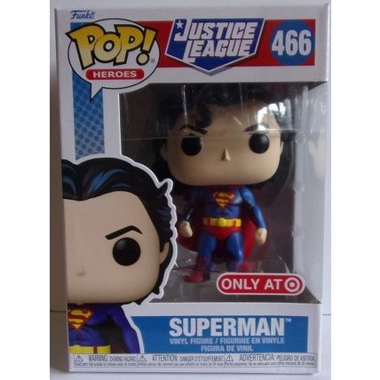 FUNKO / POP ' JUSTICE LEAGUE ' TARGET EXCLUSIVE SUPERMAN