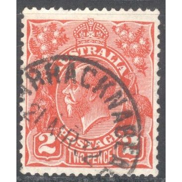 Australia 1931 - 2d carmine red - KGV - used 23