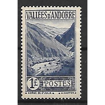 ANDORRE ( Andorra ) N° 75 NEUF * ( MLH )