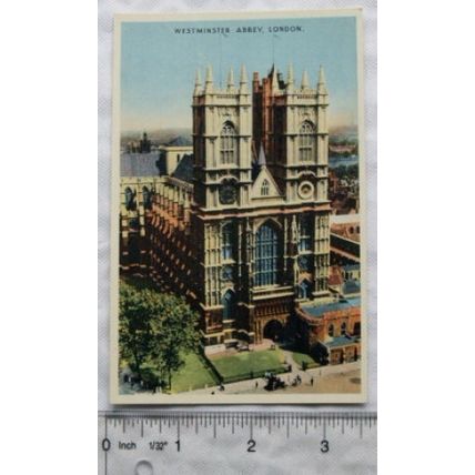 vintage postcard Westminster Abbey, London ref.1
