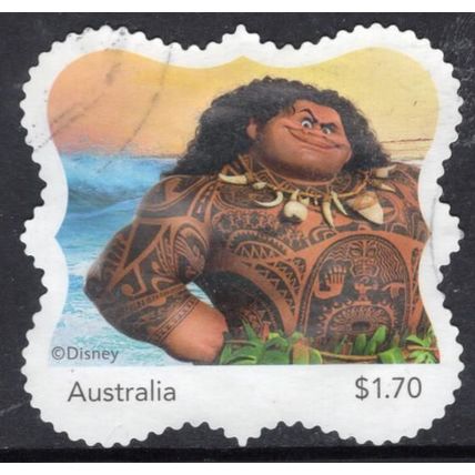2025: DISNEY, MOANA 2, PART 3, $1.70 USED SELF-ADHESIVE MYSTAMP. 018