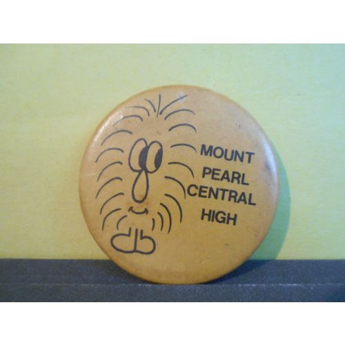 Mount Pearl Central High Pinback Newfoundland