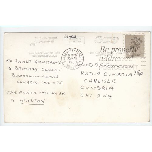 All Saints Church Burton Dassett Postcard 1983 RP Warwickshire