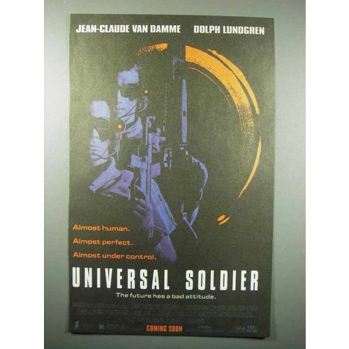 1992 Universal Soldier Movie Ad - Jean-Claude Van Damme