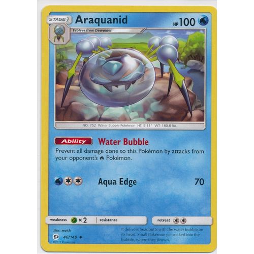 Pokemon Sun & Moon 46/149 Araquanid