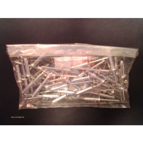 40 pieces 3/16" x 3/4" Aluminum Pop Rivets with Steel Mandrel New
