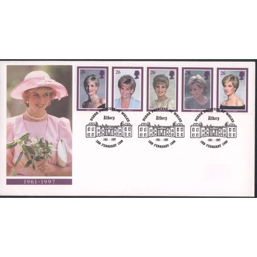 GB FDC 1998 - Princess Diana Commemoration - SHS Althorp