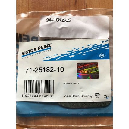 Porsche 944 VICTOR REINZ Engine Intake Manifold Gasket 71-25182-10 Set Of 4