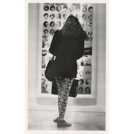 Hollywood USA Montage Actress Art Show Warhol Trousers Photo Postcard
