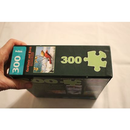 CARDINALS AND BIRCH 300 PIECE PUZZLE SEALED BIRDS