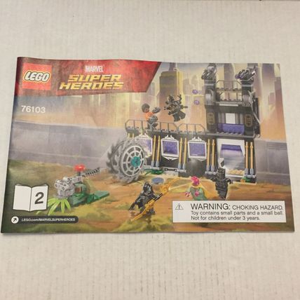 Lego Marvel Superheroes Avengers #76103 Instructions Books