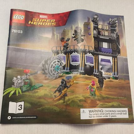 Lego Marvel Superheroes Avengers #76103 Instructions Books